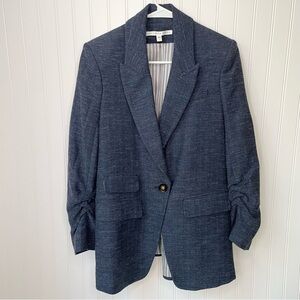 Veronica Beard Martel Dickey Blazer Navy Blue Size 4